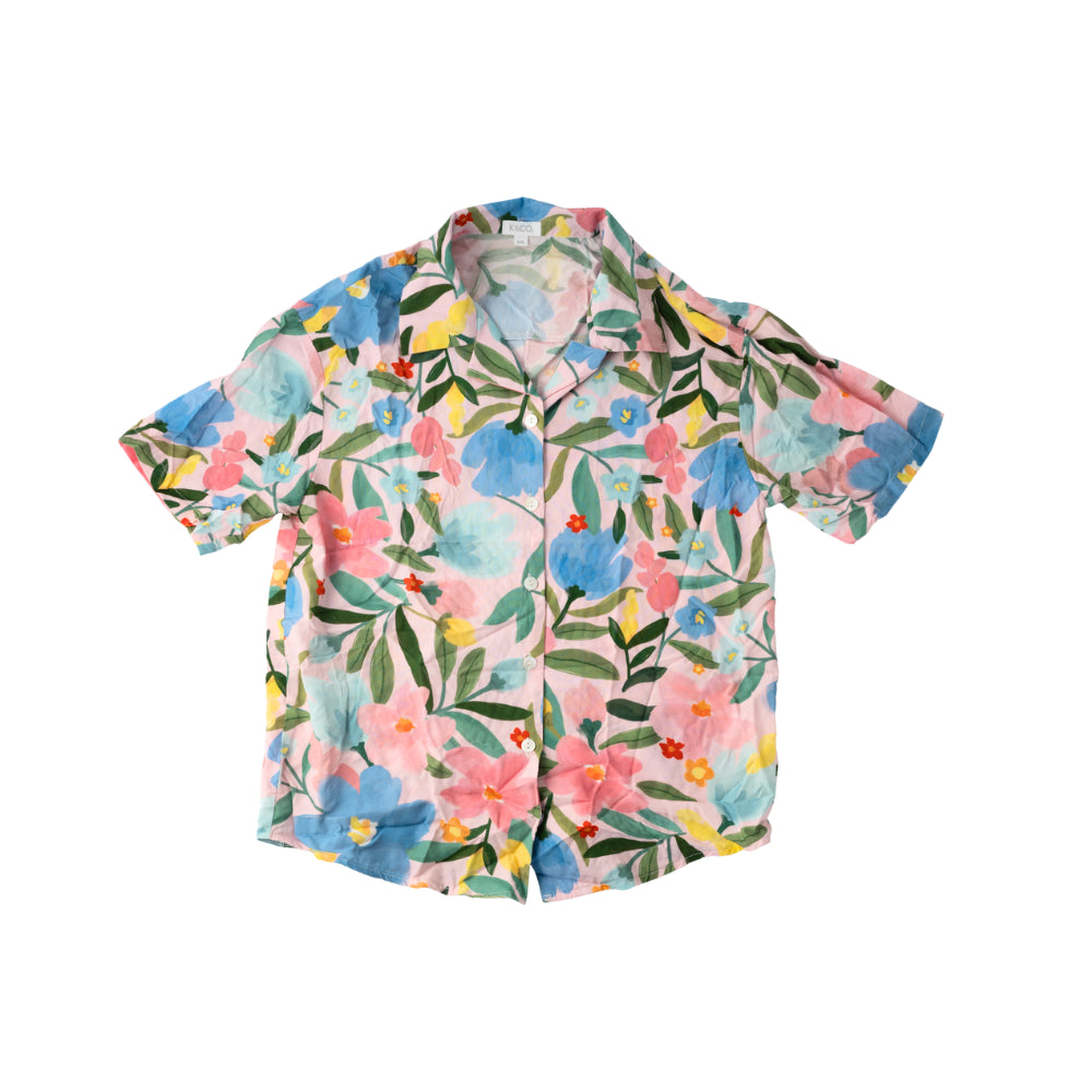 Soleil Series Summer Shirt Size XL - FLOWER MARKET